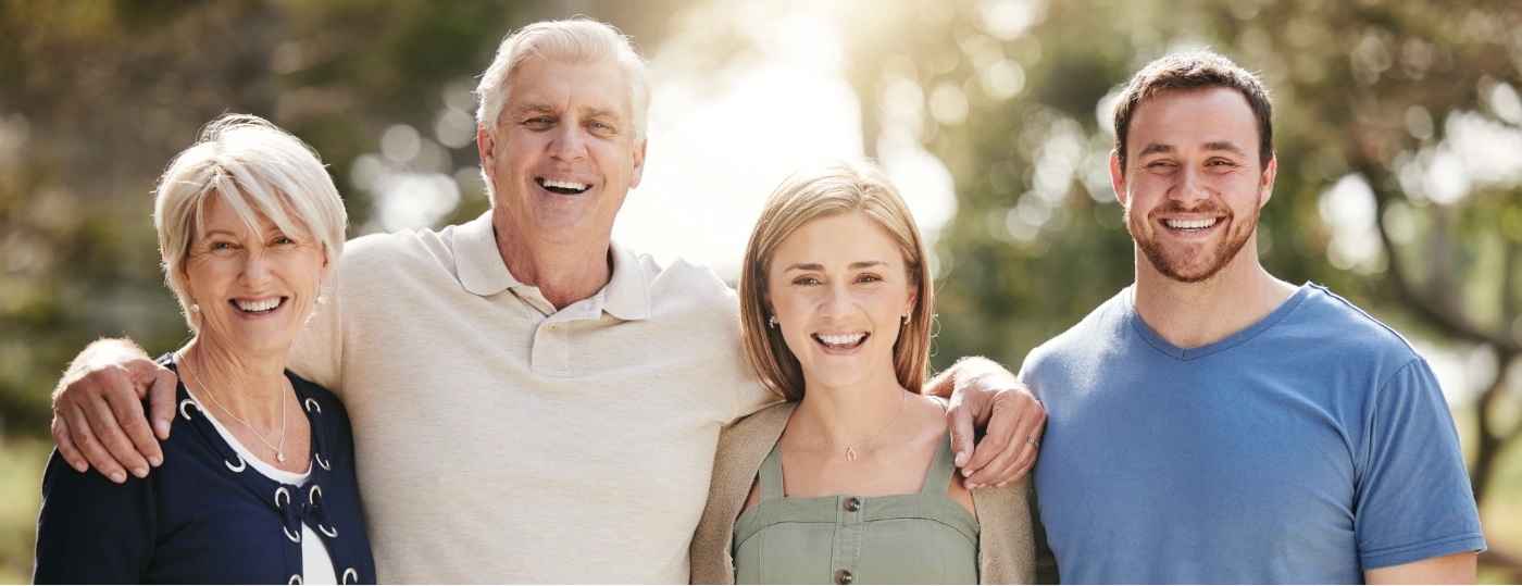smiling family