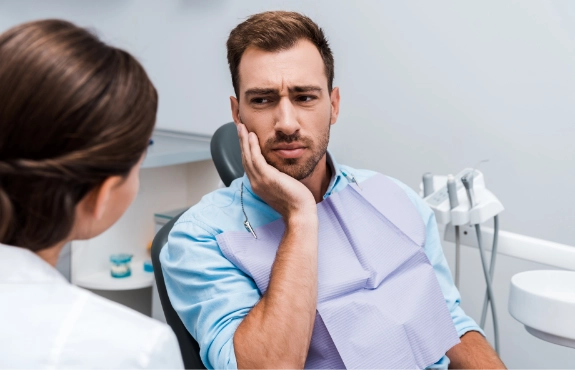 woman in pain in Mercerville